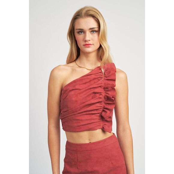 En Saison Derozan Skirt Set - size S Color: Dark Rose - Picture 4 of 12